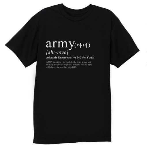 ARMY Definition T Shirt