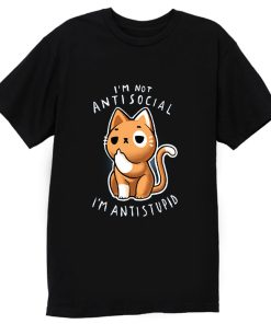 Anti Social Club Cat T Shirt