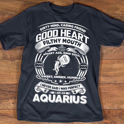Aquarius Zodiac Sign Horoscope Astrology T Shirt