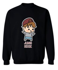 BTS Jungkook Chibi Cartoon Sweatshirt