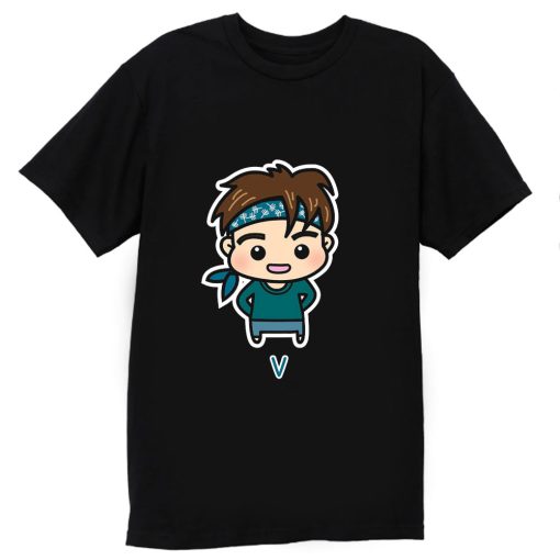 BTS V Chibi Cartoon T Shirt