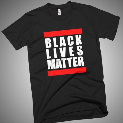 Black Lives Matter Red Lines T Shirt