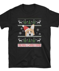 Corgi Merry Christmas Dog Lover Family Matching Ugly T Shirt