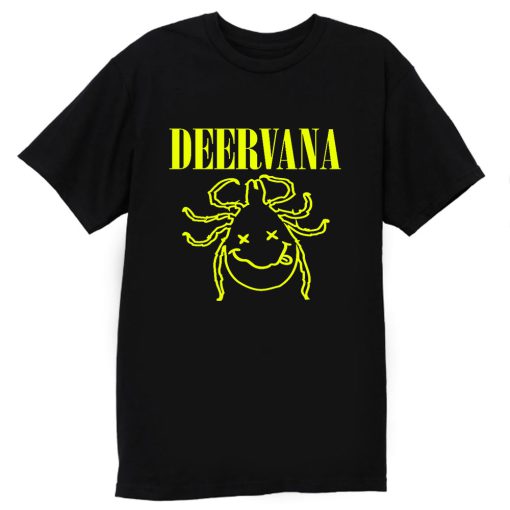 Deervana Nirvana Parody T Shirt