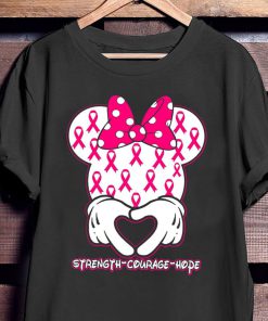 Encourage Strength Hope Breast Cancer Awareness T Shirt