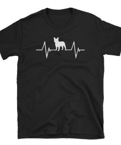 French Bulldog Heartbeat T Shirt