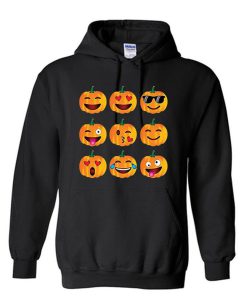 Halloween Pumpkin Emoji Unisex Hoodie