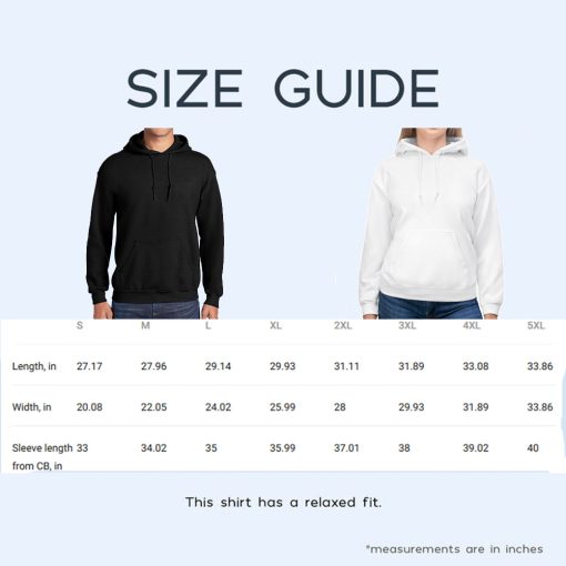 Hoodie Size Guide Putshirt