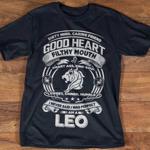 Leo Zodiac Sign Horoscope Astrology T Shirt