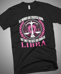 Libra Womens Zodiac Horoscope T Shirt