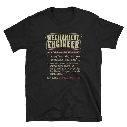 Mechanical Engineer Definition T Shirt