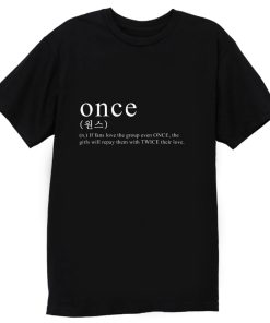 ONCE Definition Crew T Shirt