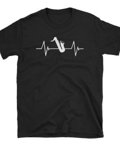Saxophone Heartbeat T Shirt