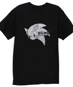 Sonic the Hedgehog Japanese Writing Dist T Shirt