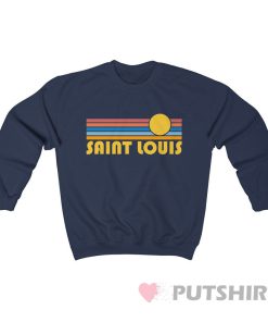 St Louis Missouri Retro Sunrise Sweatshirt