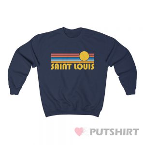 St Louis Missouri Retro Sunrise Sweatshirt