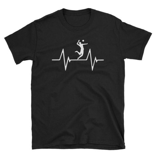 Volleyball Heartbeat T Shirt