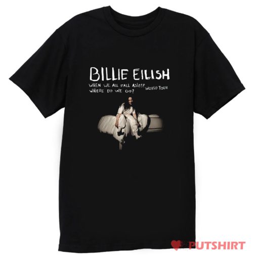 Billie Eilish T Shirt Where Do We Go World Tour T Shirt