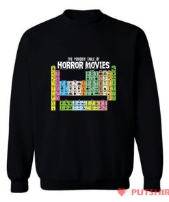 Horror Movie Periodic Table Sweatshirt