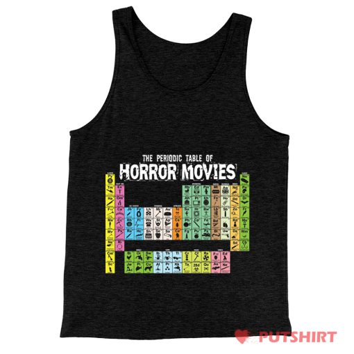 Horror Movie Periodic Table Tank Top