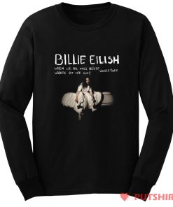 Billie Eilish T Shirt Where Do We Go World Tour Long Sleeve