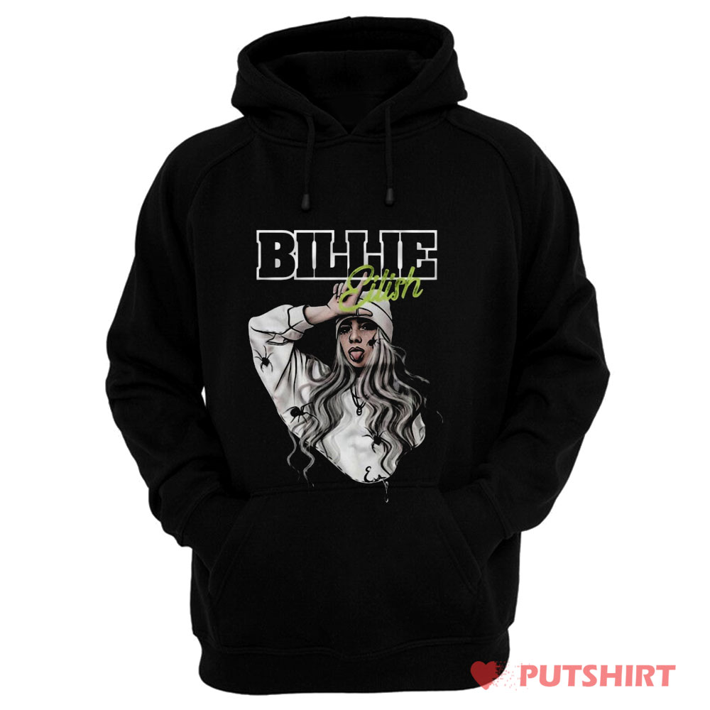 Billie White Spider Hoodie | PUTSHIRT.COM