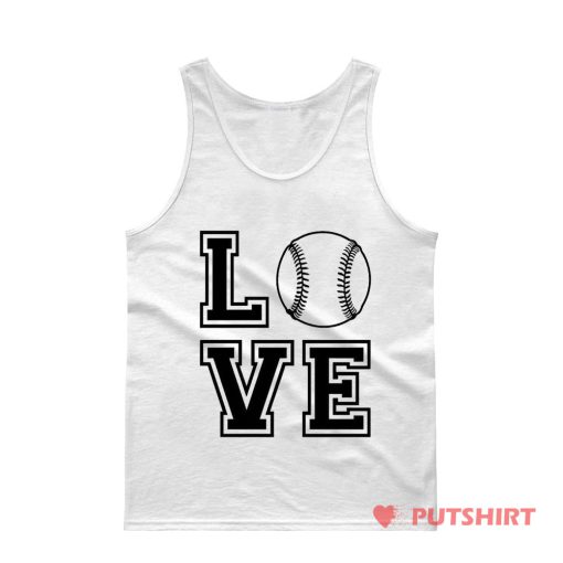 Love Baseball Tank Top
