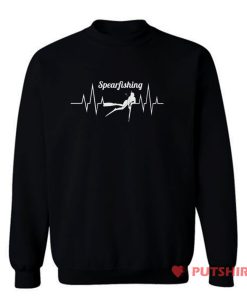 Spearfishing Heartbeat Anglers Sweatshirt