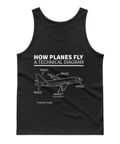 Aviation How Planes Fly Magic Tank Top