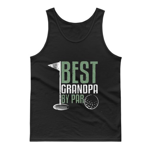 Best Grandpa By Par Golf Tank Top
