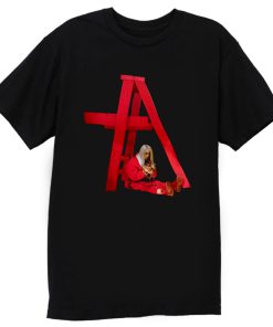Billie Eilish In Red Action T Shirt