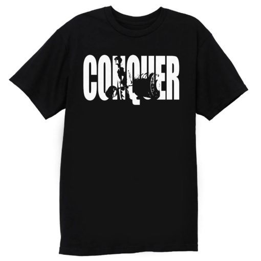 CONQUER Deadlift Bodybuilding T Shirt