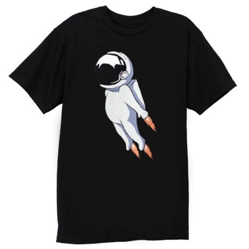 Cute astronaut flies using jet T Shirt