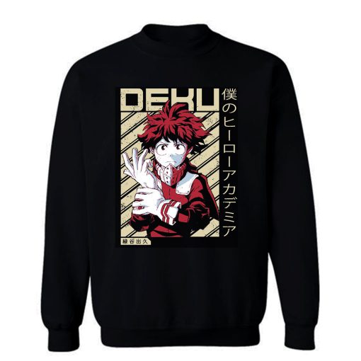 Deku Diagonal My Hero Academia Sweatshirt