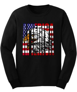 Eagle Mullet American Flag Long Sleeve