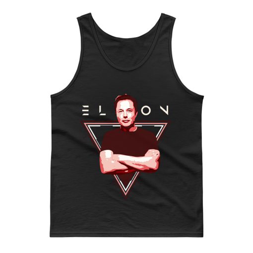 Elon Musk Space x Nerdy Tank Top
