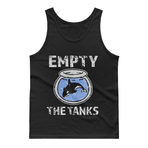 Empty the Tanks Free the Orca Whales Tank Top