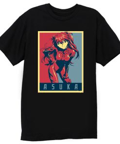 Evangelion Asuka Political T Shirt