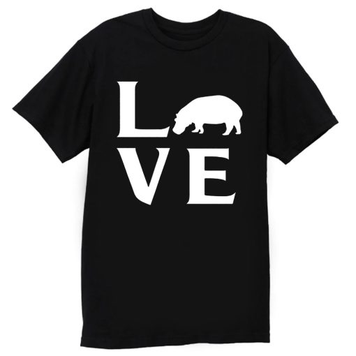 Extinction Animals Hippopotamus Love T Shirt