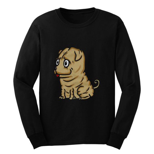 Funny Shar Pei Dog Cartoon Long Sleeve