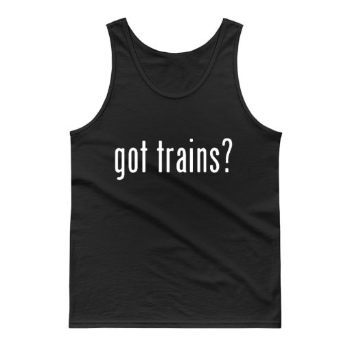 Funny Train Model Locomotive Steam Railroad Engine Tank Top