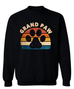 Grandpa Paw Pet Animal Lover Sweatshirt