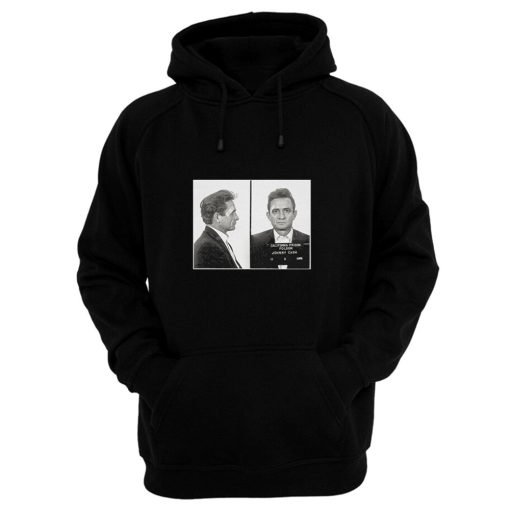 Johnny Cash Mugshot Hoodie