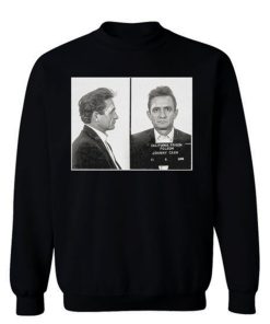 Johnny Cash Mugshot Sweatshirt