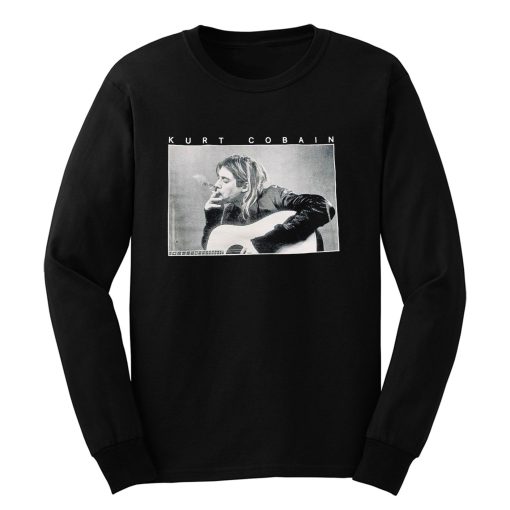 Kurt Cobain Smoking Long Sleeve