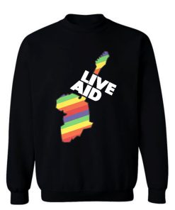 Live Aid Band Aid Logo 1985 Sweatshirt