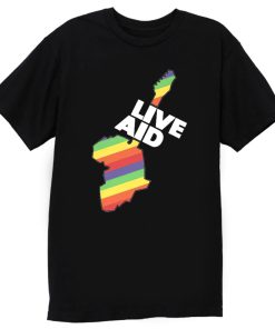 Live Aid Band Aid Logo 1985 T Shirt
