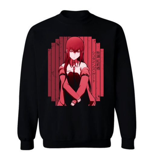 Makise Kurisu Red Steins Gate Sweatshirt