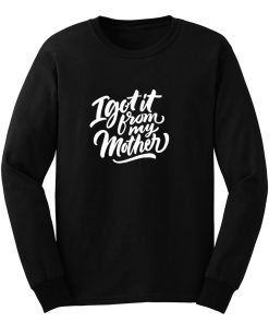 Mom With Names Long Sleeve