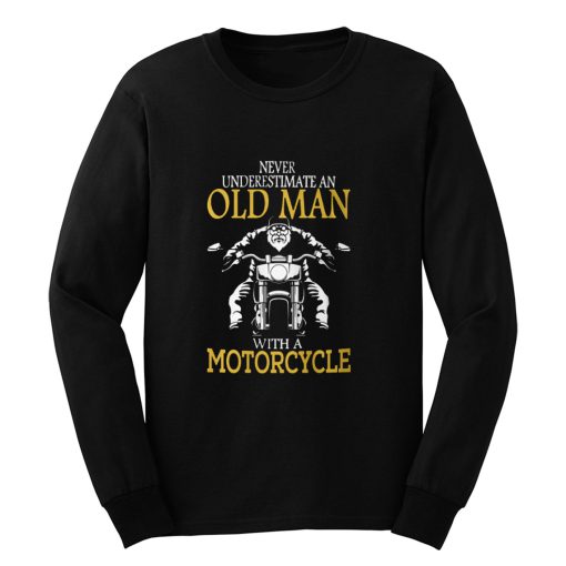 Motorcycle Old Man Long Sleeve